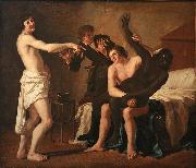 GRAMATICA, Antiveduto Rape of the negro girl painting